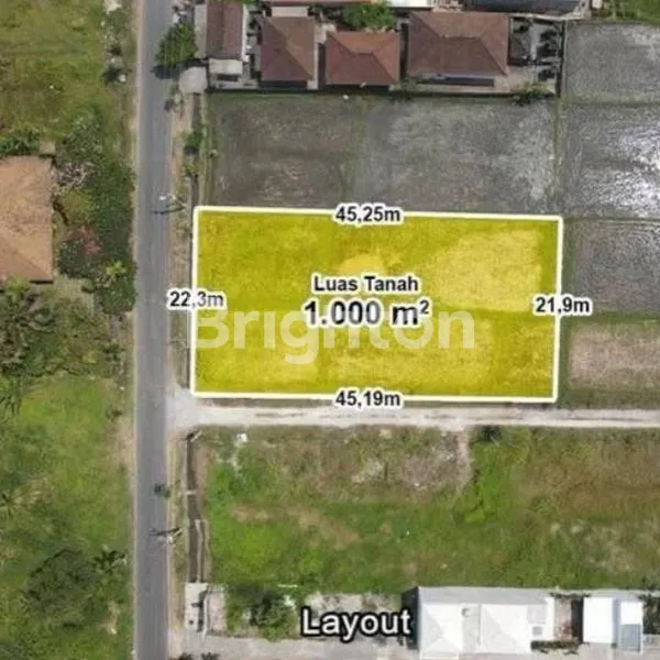 image TANAH HOOK JALAN UTAMA DI PANTAI MENGENING, CEMAGI - BALI (2)