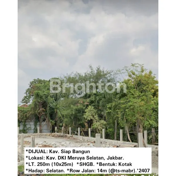 Gambar Property DI JUAL TANAH SIAP BANGUN DI KAVLING DKI