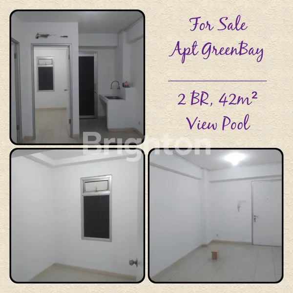 image 2 BR, LUAS 42M², SIAP HUNI-KOSONGAN, APT GREEN BAY PLUIT, JAKARTA UTARA (1)