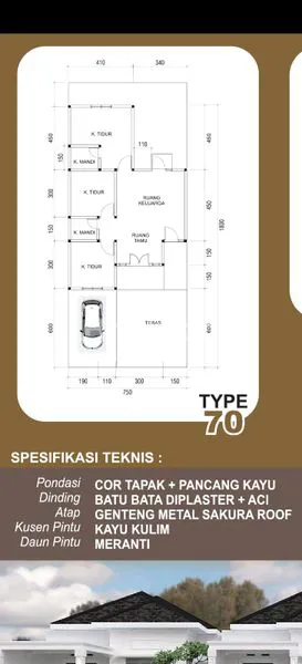 image RUMAH MURAH 144M² DEKAT KAMPUS, SHM, KPR (3)