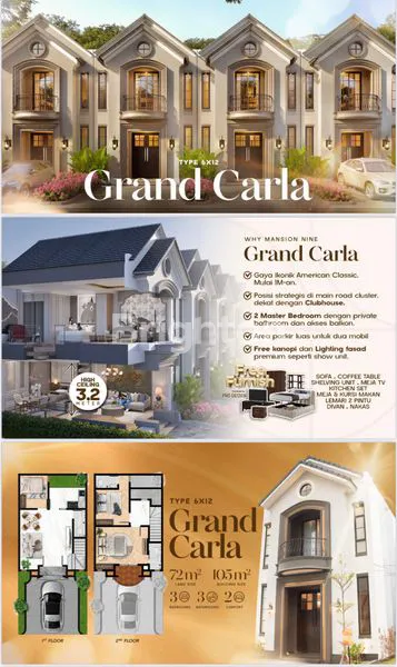 image RUMAH BARU AMERICAN STYLE UNDER 1 M - MANSION NINE - SURABAYA BARAT (8)