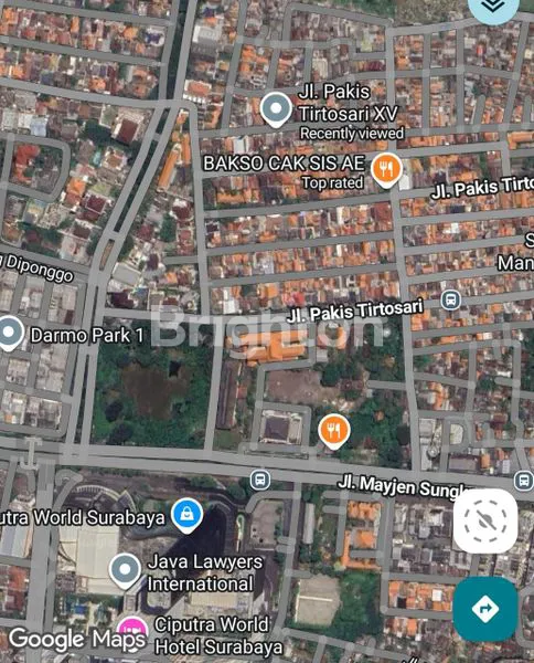 JUAL TANAH DEKAT MAYJEND SUNGKONO, CIPUTRA WORLD & TOLL SATELIT