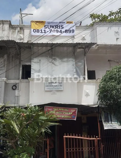 RUKO DUA PINTU SIAP HUNI, DEKAT FASILITAS PUBLIK