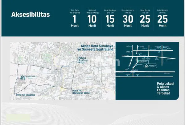 image TANAH SHM STRATEGIS DI DRIYOREJO, AKSES TOL MUDAH (2)