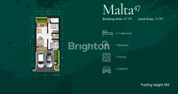 image RUMAH SELATAN JAKARTA GDC SOJ TIPE MALTA (2)