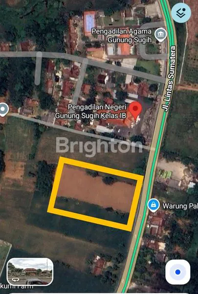 image TANAH STRATEGIS DI JALAN LINTAS SUMATERA, GUNUNG SUGIH (1)