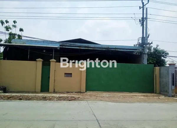 TURUN HARGA DARI 15M!! GUDANG SIAP PAKAI!! LOKASI ZONA INDUSTRI, AKSES TRONTON 40FEET!! JALAN COR BETON