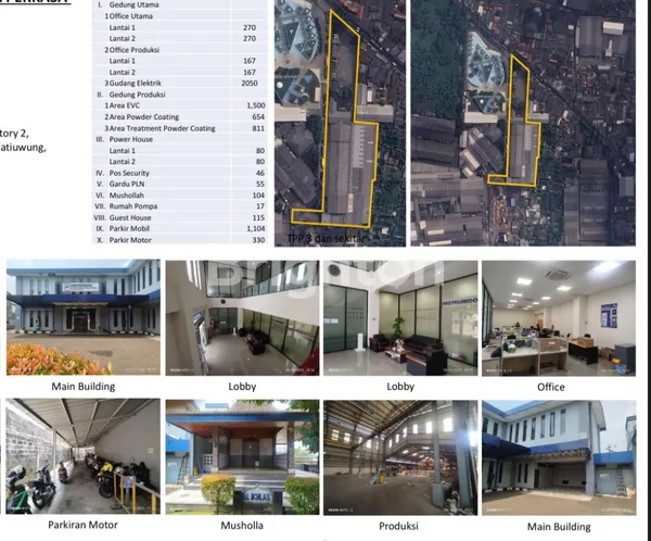 image JUAL/SEWA PABRIK STRATEGIS DI JATIUWUNG TANGERANG BANTEN, BARU DIRENOVASI (1)