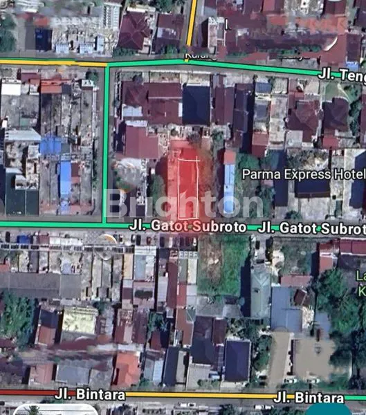 INVESTASI MENGUNTUNGKAN: TANAH 273M² & 2 RUMAH DI JL. GATOT SUBROTO