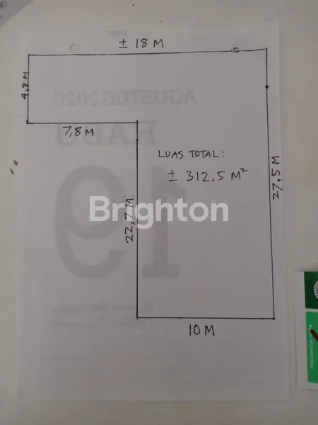 image JUAL RUMAH HITUNG HARGA TANAH JLN TENGGIRI (8)