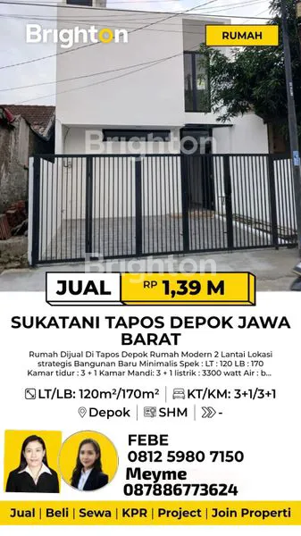 image RUMAH DI SUKATANI TAPOS DEPOK (8)