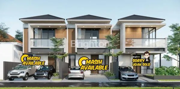 image RUMAH BARU GRESS DI RUNGKUT, CARPORT 2 MOBIL, 1.85M (1)