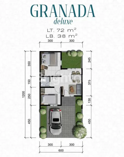 image PRIME HILLS TIPE GRANADA DELUXE 60 M² CUMA 600JT-AN (2)