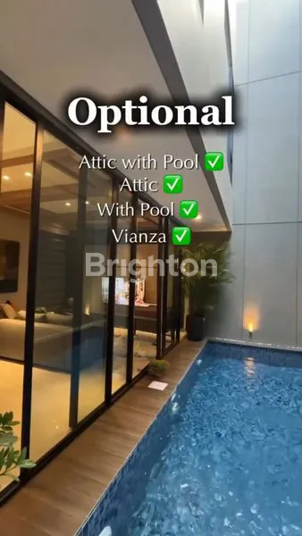 image GREENLAKE CITRALAND SURABAYA RUMAH BARU DENGAN ATTIC DAN POOL DI PHASE (2)