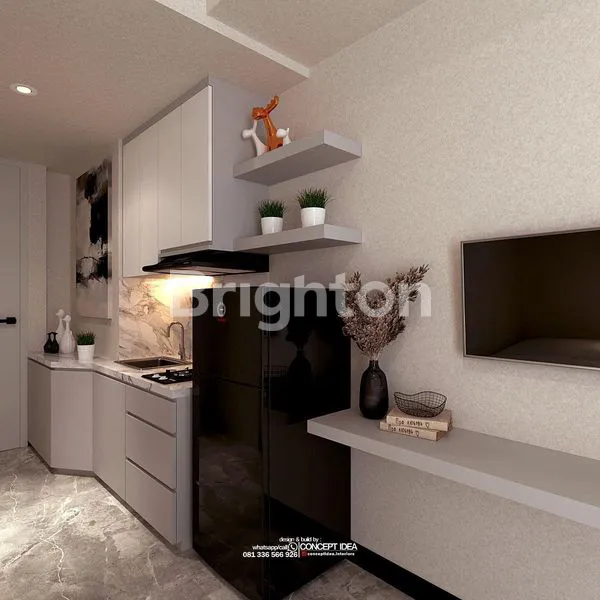 image UNIT STUDIO FURNISHED, VIEW KOLAM RENANG (3)