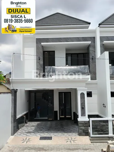 image RUMAH STRATEGIS DEKAT ITS & UNAIR, HGB, 2,85M DESAIN AMERICAN CLASSIC DI ARAYA SURABAYA  (3)