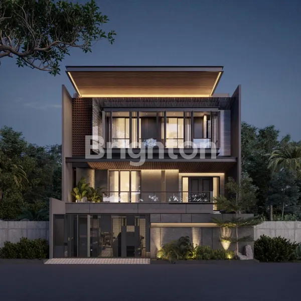 image RUMAH MODERN MINIMALIS BARU 3 LANTAI DI CITRALAND DEKAT GRAHA DAN PAKUWON INDAH (1)