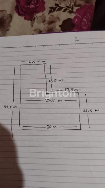 image TANAH DIJUAL LT:1006M2 DIPINGGIR JALAN KARANG TENGAH  (2)