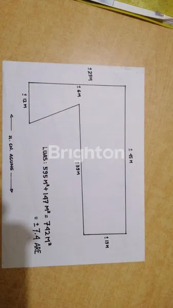 image DIJUAL TANAH KOSONG STRATEGIS DI PINGGIR JALAN GUNUNG AGUNG DENPASAR BARAT, BALI (3)