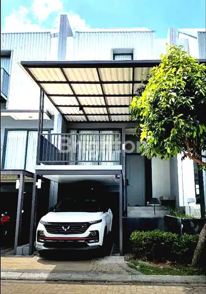 image RUMAH MODERN BERGAYA RESORT FULL FURNISHED SIAP HUNI - DI GREENWICH PARK BSD CITY (1)