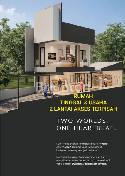 image RUMAH USAHA AMESTA LIVING 2LT AKSES TERPISAH LT 1 DAN 2 LOKASI PREMIUM O JALAN OERR (3)