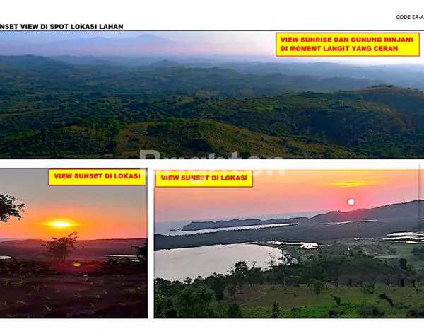 image FOR SALE HILL LAND OCEAN VIEW IN LOMBOK TENGAH  (1)