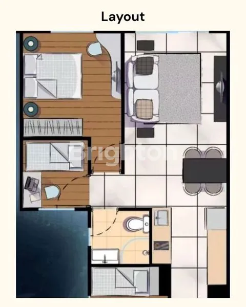 image APARTEMEN SKY HOUSE 3 BR BSD CITY (7)