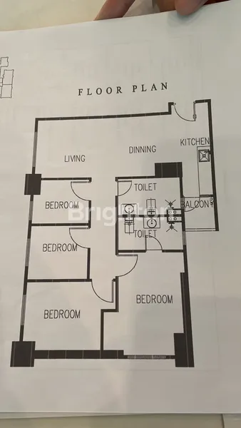 image APARTMENT MEIKARTA 4BR 98M2, CIKARANG, SHM, SIAP HUNI (7)
