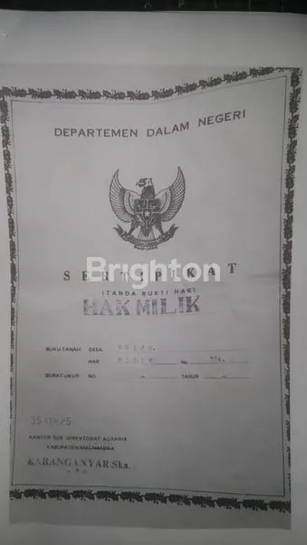 image TANAH STRATEGIS 3406M², AKSES TRUK MUDAH DI TASIKMADU (2)