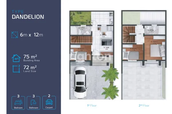image SERAMBI JAKARTA RUMAH 2 LANTAI HARGA 1,2M  (8)