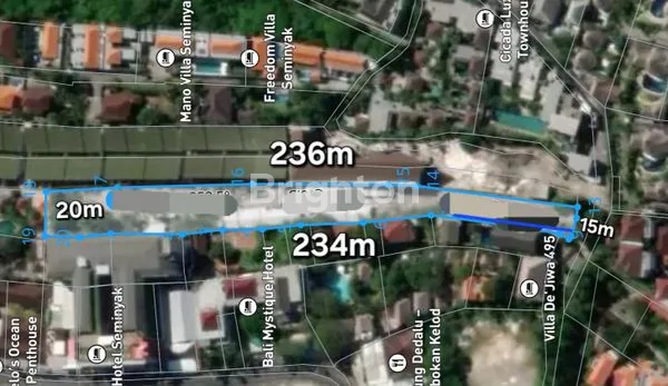 image DIJUAL CEPAT!! TANAH PREMIUM 40 ARE DI PETITENGET DEKAT HOTEL KAYUMAS RESORT SEMINYAK (2)