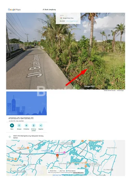 DIJUAL KAVLING TANAH JL. BUAH JANGKUNG– SERANG BANTEN