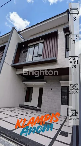 image RUMAH 2 LT MODEL MINIMALIS MODERN DI KLAMPIS ANOM DEKAT RAYA MERR, MANYAR (1)