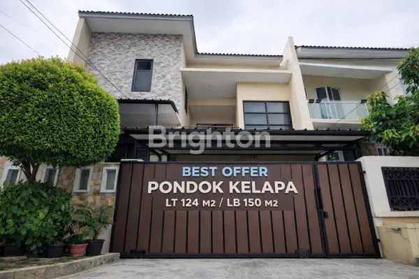 image RUMAH CANTIK LOKASI STRATEGIS DI PONDOK KELAPA 2 LT SHM  (2)
