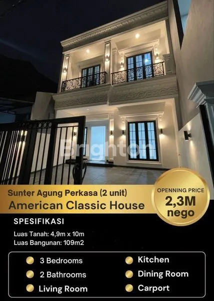 image RUMAH IMPIAN AMERICAN CLASSIC SUNTER AGUNG PERKASA (1)