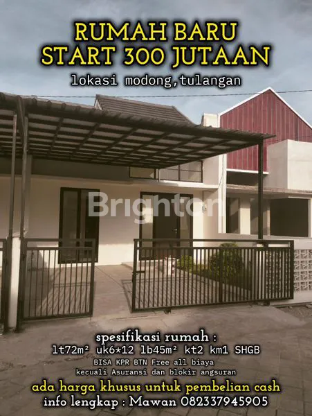 image RUMAH BARU 300 JUTAAN TULANGAN SIDOARJO (1)