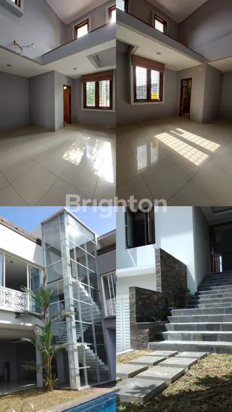 image RUMAH MEWAH MODERN KONSEP VILLA STRATEGIS TENGAH KOTA TERDAPAT KOLAM RENANG  (2)