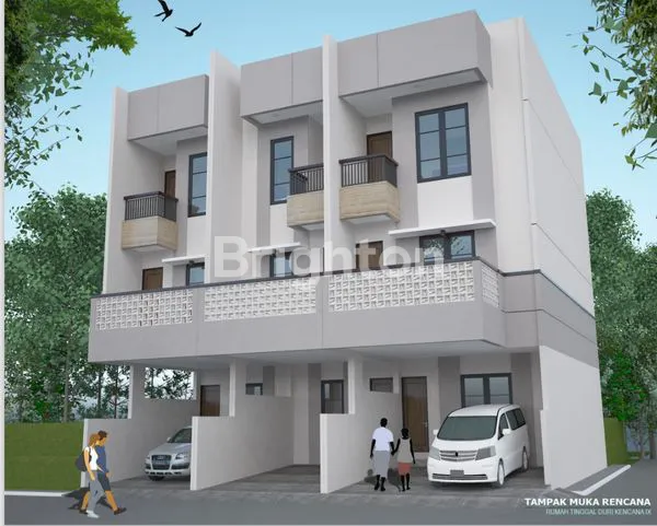 RUMAH 3 LANTAI INDENT 3 UNIT DURI KEPA