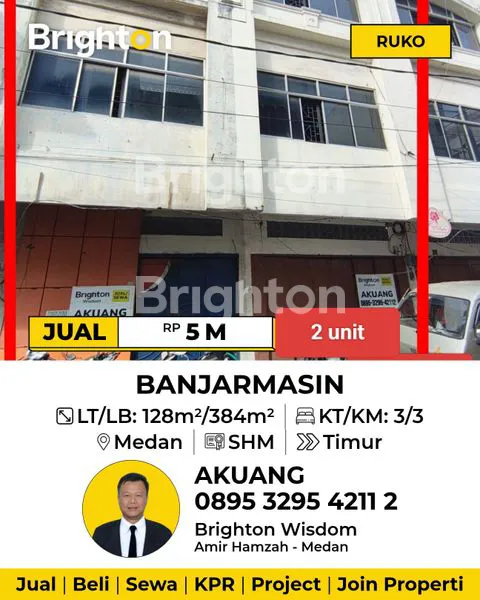 image RUMAH TOKO STRATEGIS DI DEKAT PASAR SAMBAS, MEDAN (2)