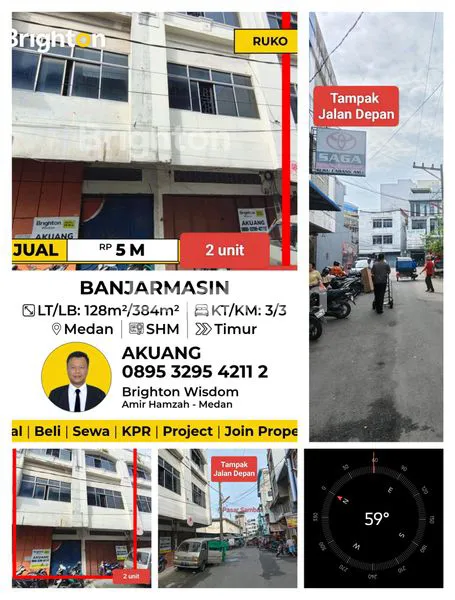 image RUMAH TOKO STRATEGIS DI DEKAT PASAR SAMBAS, MEDAN (3)