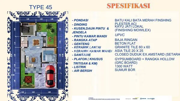 image PERUMAHAN KALIURANG 2 KT 1 KM LB 45 LT 130 SLEMAN YOGYAKARTA (4)