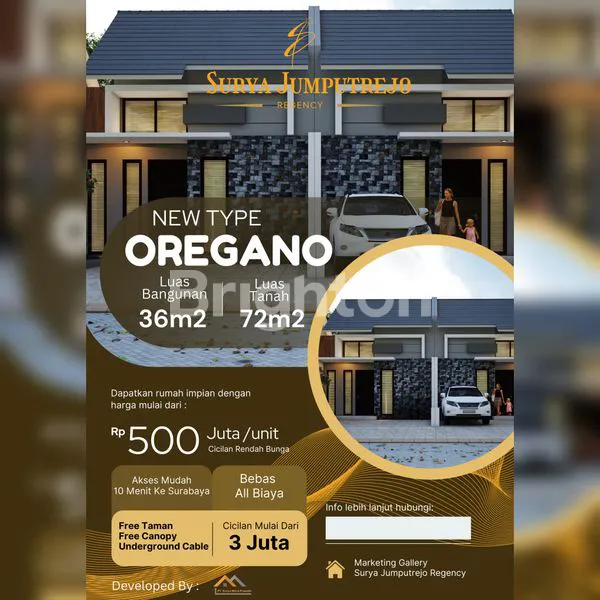 image RUMAH DEKAT SURABAYA START 500 JUTAAN FREE ANGSURAN 12 BULAN (1)