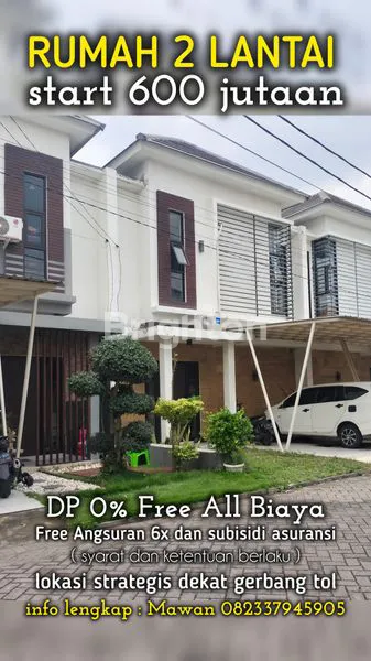 image RUMAH BARU 2 LANTAI MURAH SIDOARJO KOTA DEKAT GADING FAJAT  (1)