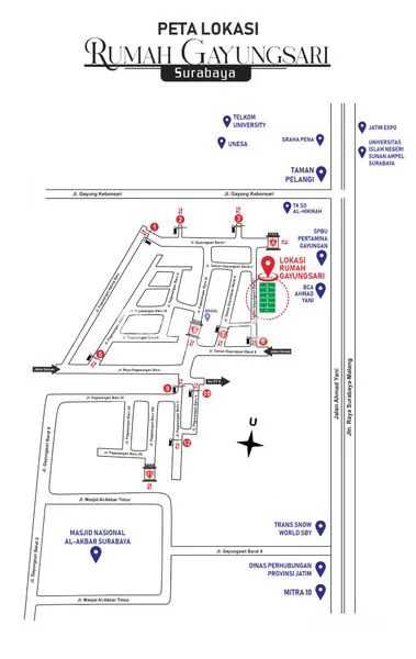 image KOMPLEK GAYUNGSARI BARAT DEKAT MASJID AGUNG SURABAYA (8)