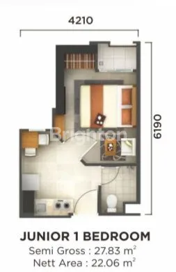 image APARTEMEN SIAP HUNI, AKASA BSD, FASILITAS LENGKAP (3)
