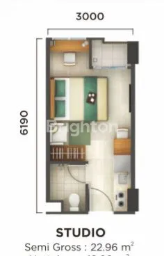 image APARTEMEN SIAP HUNI, AKASA BSD, FASILITAS LENGKAP (2)