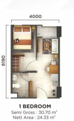 image APARTEMEN SIAP HUNI, AKASA BSD, FASILITAS LENGKAP (4)