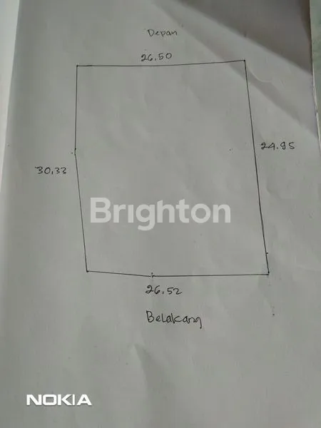 image LAHAN 740M² SHM, LOKASI RAMAI CIPUTAT, ADA BANGUNAN (2)