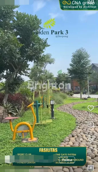 image JUAL TANAH HOEK GOLDEN PARK SERPONG 92 M2 (4)