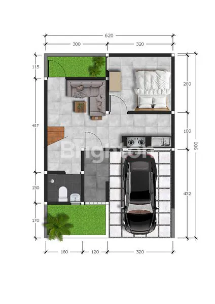 image RUMAH 2 LANTAI SHM DEKAT LIVING WORLD, 3 KT (8)